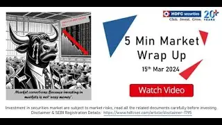 📊 5-минутный еженедельный обзор рынка 🚀 &mdash; HDFC Securities