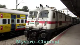 Indian Railways Premier Intercity SHATABDI Express Exclusive WAP1 WAM4 PE WAP4 WAP7