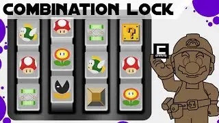 Super Mario Maker Combination Lock with a Trillion different Input States.