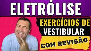 💡 Eletroqu&iacute;mica | Eletr&oacute;lise | Lei de Faraday - Uma corrente el&eacute;trica de A atravessa uma