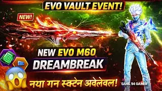 👉 1000 Diamonds Ka Spin 😍 EVO Vault Event | New EVO M60 Dreambreak | Free Fire