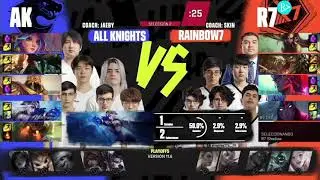 All Knights vs Rainbow7 Game 1 Cuartos de Final Highlights Liga LLA 2021
