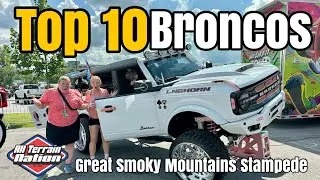 TOP 10 BRONCOS at the 2025 Great Smoky Mountains Stampede