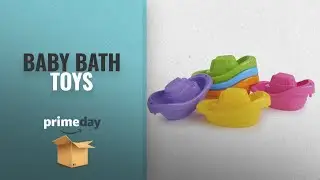 Save Big On Baby Bath Toys | Prime Day 2018: Munchkin Bath Toy, Little Boat Train, 6 Count