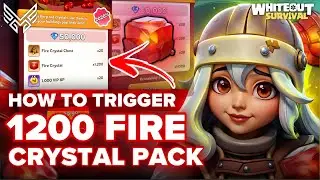 🔬An Experiment💎How to Trigger the 1200 Fire🔥Crystal Pack⚔️Whiteout Survival النجاة في الصقيع