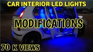 Interior LED Lights Modification Car roof Lights Installation/Cabin Light DIY CAR MODES/RK CREATIONS