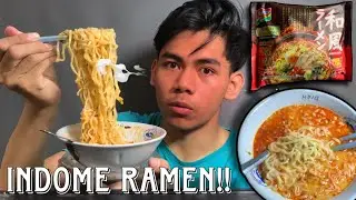 MAKAN MIE SOUP NOODLES TORI KARA RAMEN PEDASSSS !!!!! KESUKAAN WIBU!!! 