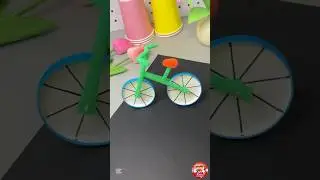 DIY Toy Bicycle: Make It from Plastic & Recycled Materials | KidiesTime7 | Kids learning videos
