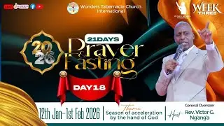 DAY 18 OF 21 DAYS OF THE HAND OF GOD PRAYER AND FASTING || 29TH JANUARY 2026