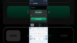 Frog farm 🐸🐸🐸 daily cipher code today 20 December