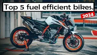 Top 5 fuel efficient bikes 2024.