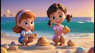 Molly Mole Finds a Shell | Nature Discovery Song for Toddlers | Beach Adventure Rhyme with Learning