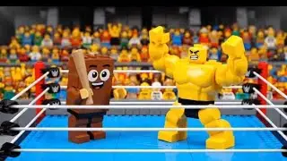 Tung-Tung Sahur vs Yellow Giant 🥊 Epic Lego Wrestling Battle | AI Animation