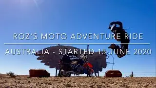 E180 - Roz&rsquo;s Moto Adventure Ride Australia - SA, Flinders Ranges, Razorback, Brachina Gorge