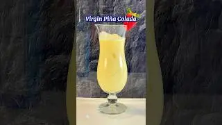 Virgin Pina Colada🍹(a delicious alcohol free cocktail) Recipe in the comments 👇 #mocktail #drinks