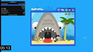 [PB] Poptropica Shark Tooth Island Speedrun 0:28.6