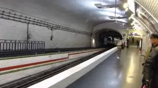 Paris Metro: Mirabeau Station Line 10 22 January 2014