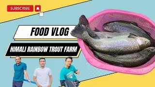 Fishing Rainbow Trout || Himali Rainbow Trout Farm || Food vlog