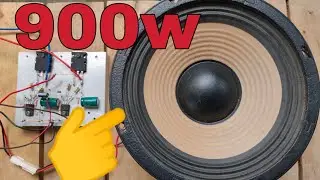 How To Make DIY Powerfull Ultra Bass Amplifier No transformers Booster Amplifier No IC Simple