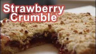 sbriciolata con marmellata di fragole - strawberry jam crumble