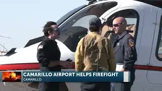 Camarillo Airport plays crucial role in firefighting efforts across southern California
