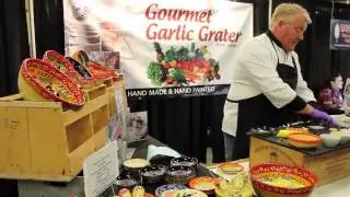 Демонстрация терки для чеснока Gingers Gourmet