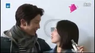 Lee Joon Gi and Zhou Dongyu at Open set press visit for Begin Again 20.01.15