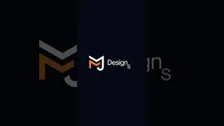 MJ Design Logo Animation | Clean & Creative Brand Intro  #shorts #shortvideo #3d #animation