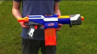 Nerf N-Strike Elite Alpha Trooper CS-12 - Range Test (Stock)