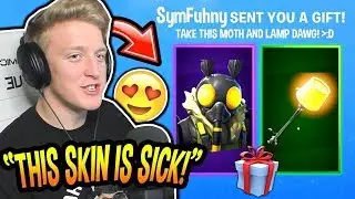Tfue GETS the *NEW* MOTHMANDO SKIN & LAMP PICKAXE in Fortnite (GIFTED)