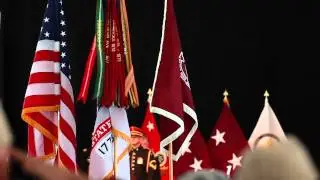 Casing of the Colors at Walter Reed Medical Center