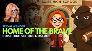 Boise Idaho 🦬 BOISE HIGH SCHOOL MUSEUM 🦬 Hidden Gem 🦬 Travel Vlog