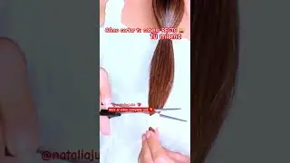💇&zwj;♀️ C&oacute;mo cortarse el PELO UNO MISMO RECTO (mira el video completo en @NataliaJulia  💖