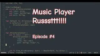 Rustlang Terminal Based Music Player - Episode 4