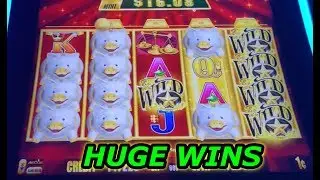 HUGE HANDPAY!  Gold Bonanza Slot Machine, great wins, bonuses, HANDPAY