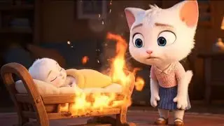Tragic Story of Mother Cat and Her Baby | Emotional Animated Short Film