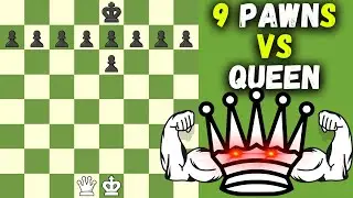 9 Pawns VS Queen | Fairy Chess