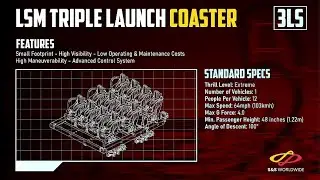 S&S LSM Triple Launch Coaster Showcase