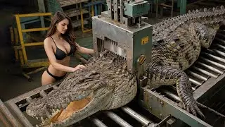 Inside the Crocodile Leather Factory &ndash; How Exotic Skins Become $50,000 Luxury Bags ( Full Process )