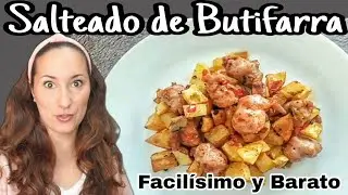 SALTEADO de BUTIFARRA/ muy Fácil y Económico/ Recetas caseras/ paso a paso/Maricienta