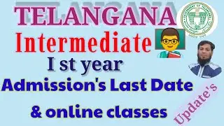 TS Inter collages admission & online classes 2021-2022 updates