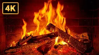 Cheerful New Year Music & Fireplace🔥 Burning Woods & Jazz Rhythms for Festive Moods
