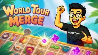 World Tour Merge | Travel the World in Puzzle Style | Fun Level Gameplay | 🌎🧩