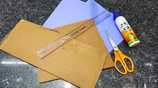 Cardboard and colour paper craft ideas/craft tamil