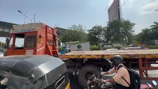 Driving Tour At Bandra West BKC Road