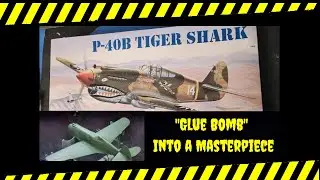 Can This 1960s Tooling Be Saved? Revell 1/48 P-40B Airframe Full Build