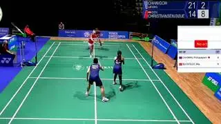 Chan Peng soon/Goh liu ying vs christiansen/Boje (Swiss Open 2021)