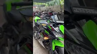 ZX-10R inspired mirror fixed in Kawasaki Ninja 650 | Chennai Bikers