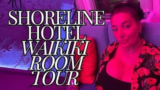 Shoreline Hotel Waikiki Room Tour Honolulu Aussie Couple Hawaii Brightest Stay on the Island Aloha !