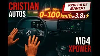 Prueba de manejo MG4 XPower ⚡ | El deportivo eléctrico de MG en acción